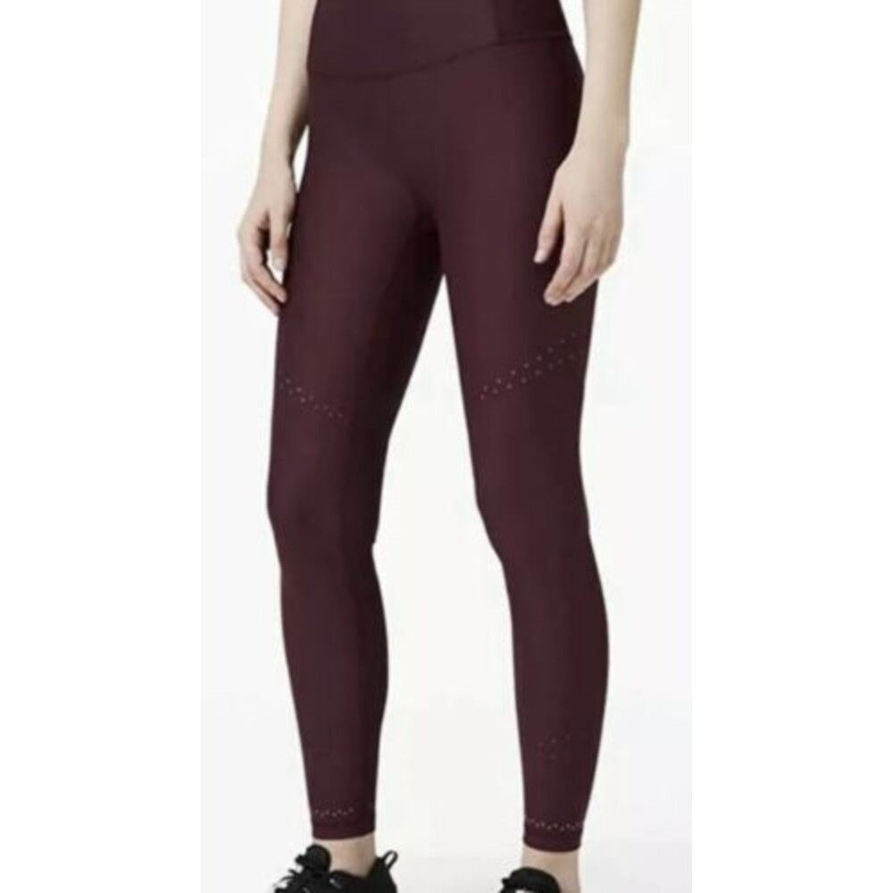 Lululemon In Focus Run Tight, Plum Burgundy, Size 10, W5CU9S